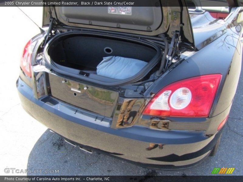 Black / Dark Slate Grey/Cedar 2005 Chrysler Crossfire Limited Roadster