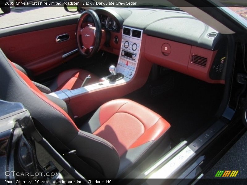 Black / Dark Slate Grey/Cedar 2005 Chrysler Crossfire Limited Roadster