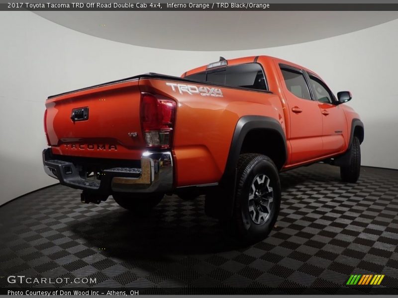 Inferno Orange / TRD Black/Orange 2017 Toyota Tacoma TRD Off Road Double Cab 4x4