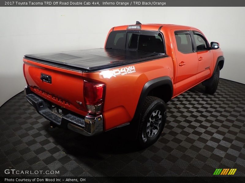 Inferno Orange / TRD Black/Orange 2017 Toyota Tacoma TRD Off Road Double Cab 4x4