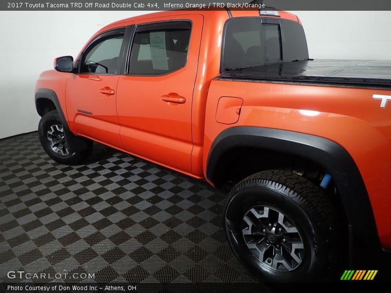Inferno Orange / TRD Black/Orange 2017 Toyota Tacoma TRD Off Road Double Cab 4x4