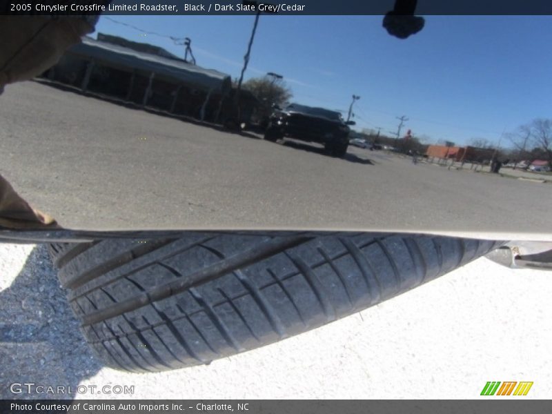 Black / Dark Slate Grey/Cedar 2005 Chrysler Crossfire Limited Roadster