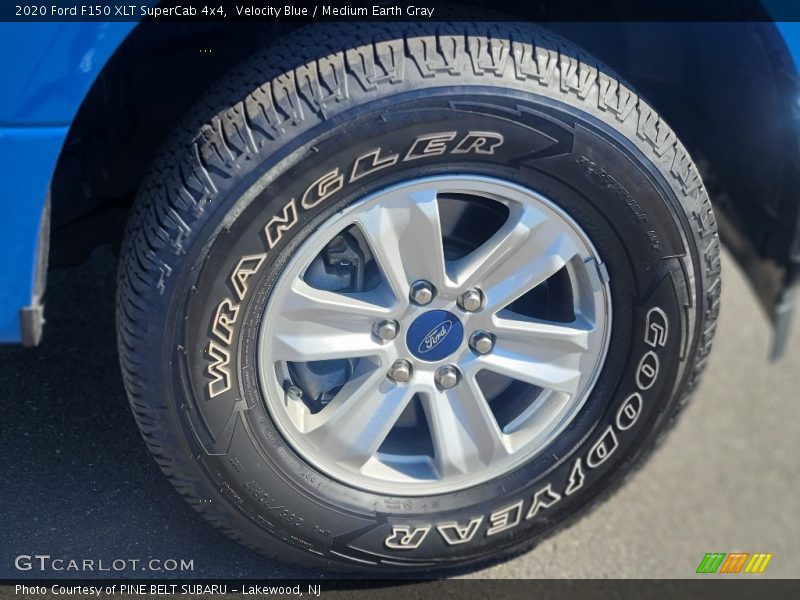 Velocity Blue / Medium Earth Gray 2020 Ford F150 XLT SuperCab 4x4