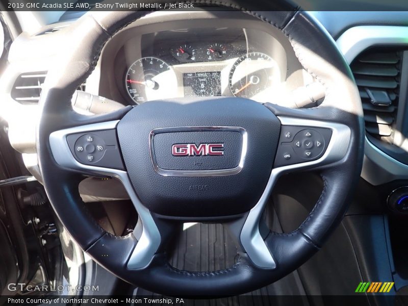 Ebony Twilight Metallic / Jet Black 2019 GMC Acadia SLE AWD