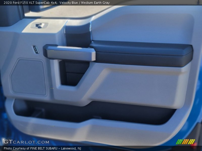 Velocity Blue / Medium Earth Gray 2020 Ford F150 XLT SuperCab 4x4