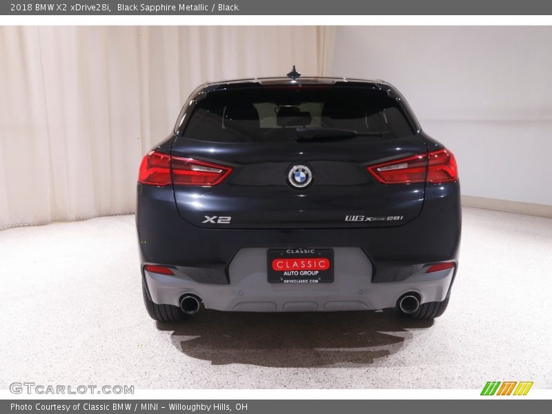 Black Sapphire Metallic / Black 2018 BMW X2 xDrive28i