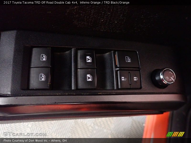 Inferno Orange / TRD Black/Orange 2017 Toyota Tacoma TRD Off Road Double Cab 4x4