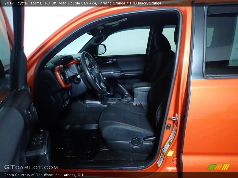 Inferno Orange / TRD Black/Orange 2017 Toyota Tacoma TRD Off Road Double Cab 4x4