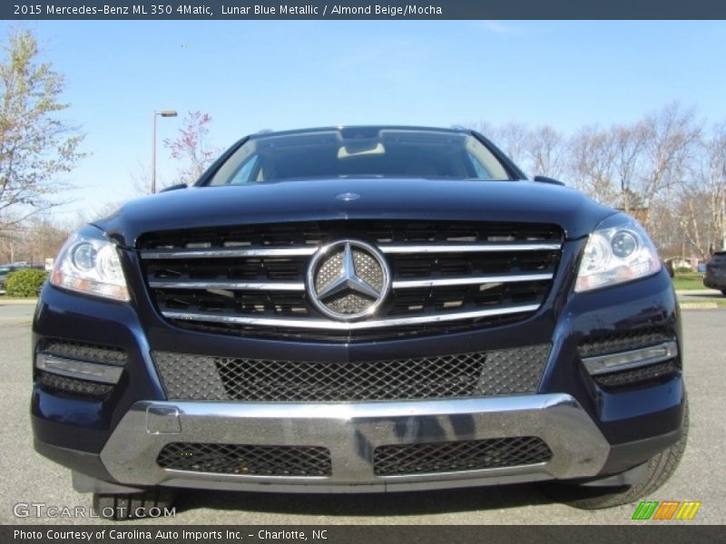 Lunar Blue Metallic / Almond Beige/Mocha 2015 Mercedes-Benz ML 350 4Matic