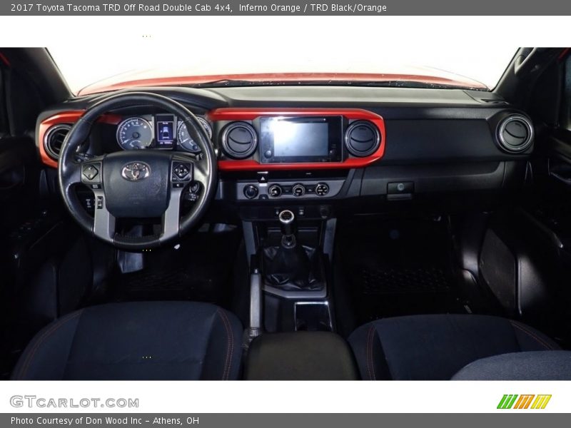 Inferno Orange / TRD Black/Orange 2017 Toyota Tacoma TRD Off Road Double Cab 4x4
