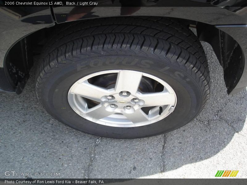 Black / Light Gray 2006 Chevrolet Equinox LS AWD