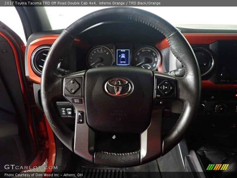 Inferno Orange / TRD Black/Orange 2017 Toyota Tacoma TRD Off Road Double Cab 4x4