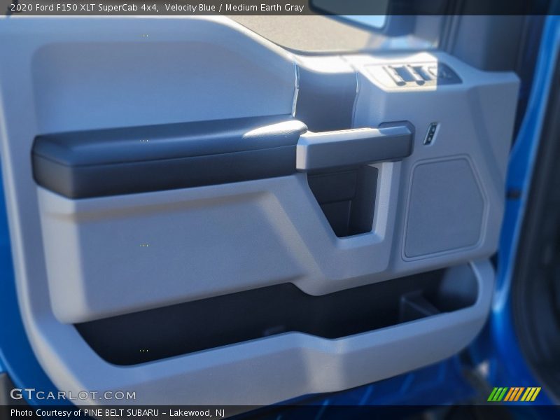 Velocity Blue / Medium Earth Gray 2020 Ford F150 XLT SuperCab 4x4