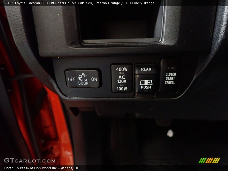 Inferno Orange / TRD Black/Orange 2017 Toyota Tacoma TRD Off Road Double Cab 4x4