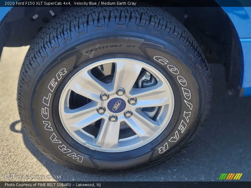 Velocity Blue / Medium Earth Gray 2020 Ford F150 XLT SuperCab 4x4