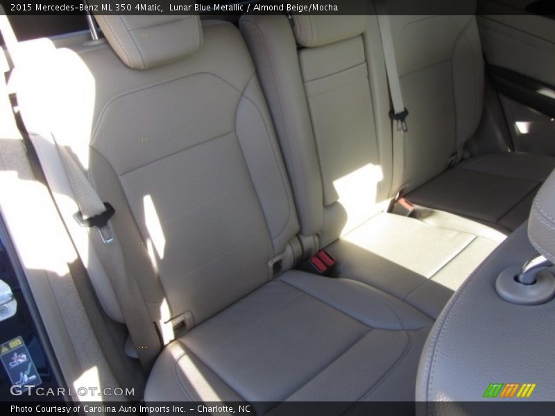 Lunar Blue Metallic / Almond Beige/Mocha 2015 Mercedes-Benz ML 350 4Matic