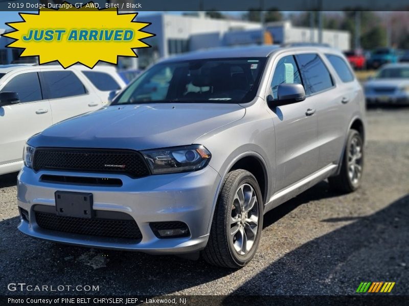 Billet / Black 2019 Dodge Durango GT AWD