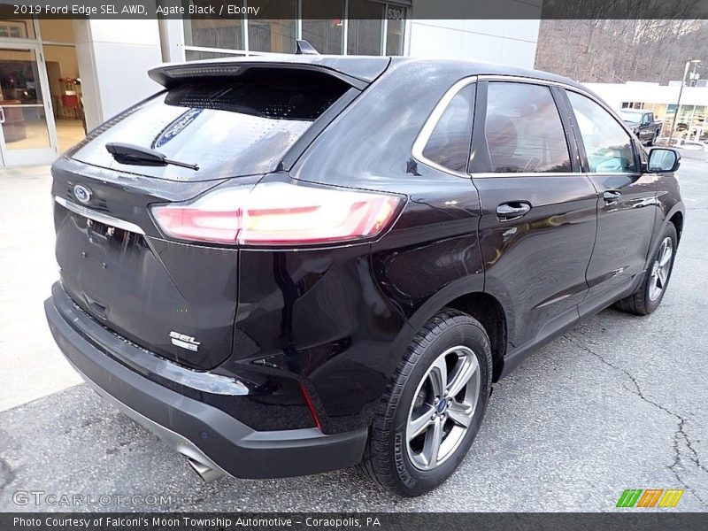 Agate Black / Ebony 2019 Ford Edge SEL AWD