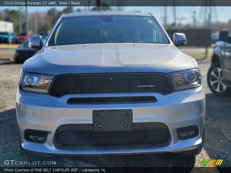 Billet / Black 2019 Dodge Durango GT AWD