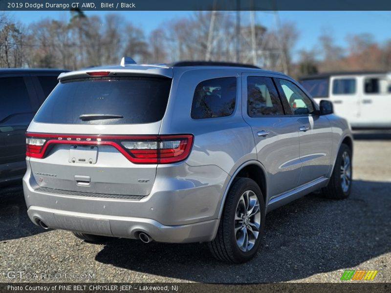 Billet / Black 2019 Dodge Durango GT AWD
