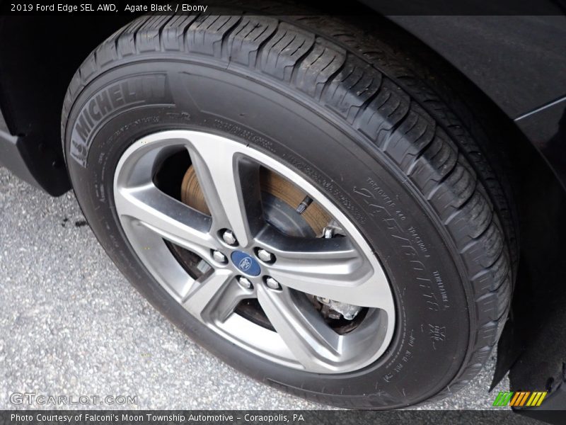 Agate Black / Ebony 2019 Ford Edge SEL AWD