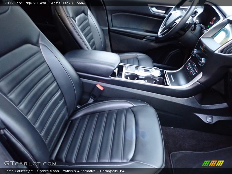 Agate Black / Ebony 2019 Ford Edge SEL AWD