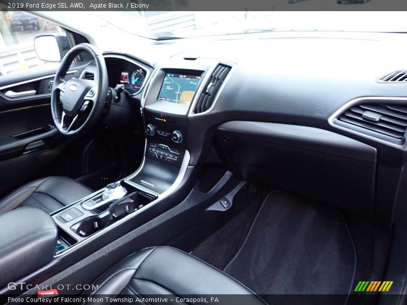 Agate Black / Ebony 2019 Ford Edge SEL AWD