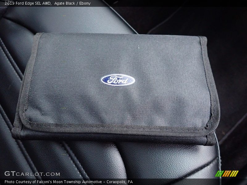 Agate Black / Ebony 2019 Ford Edge SEL AWD