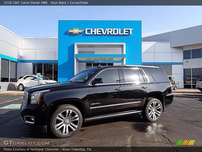 Onyx Black / Cocoa/Shale 2018 GMC Yukon Denali 4WD