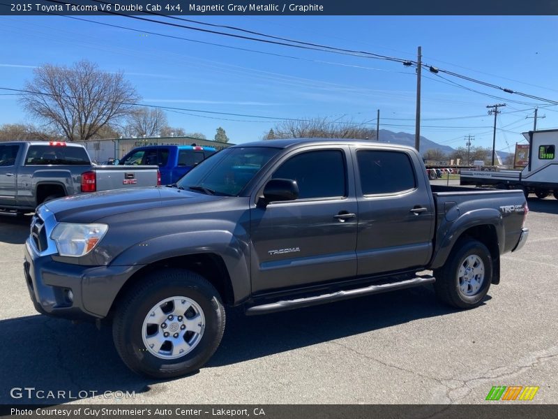 Magnetic Gray Metallic / Graphite 2015 Toyota Tacoma V6 Double Cab 4x4