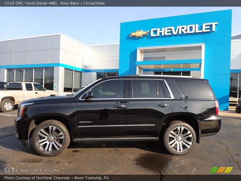 Onyx Black / Cocoa/Shale 2018 GMC Yukon Denali 4WD