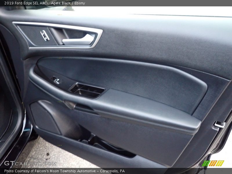 Agate Black / Ebony 2019 Ford Edge SEL AWD