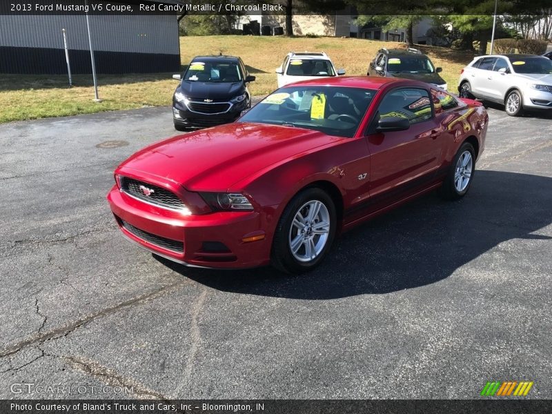 Red Candy Metallic / Charcoal Black 2013 Ford Mustang V6 Coupe