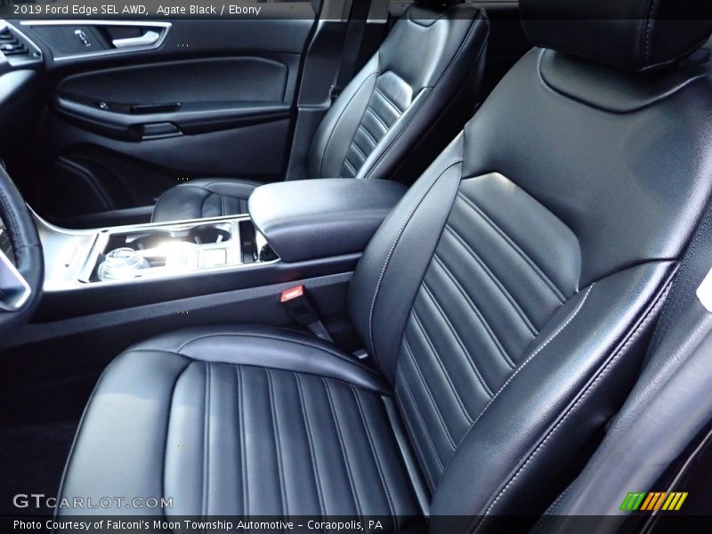 Agate Black / Ebony 2019 Ford Edge SEL AWD