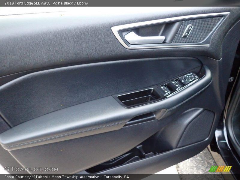 Agate Black / Ebony 2019 Ford Edge SEL AWD
