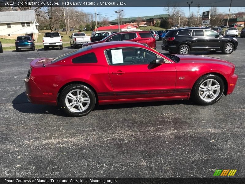 Red Candy Metallic / Charcoal Black 2013 Ford Mustang V6 Coupe