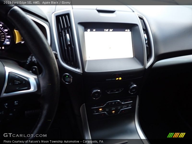 Agate Black / Ebony 2019 Ford Edge SEL AWD