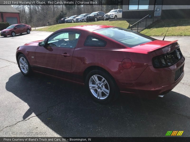 Red Candy Metallic / Charcoal Black 2013 Ford Mustang V6 Coupe