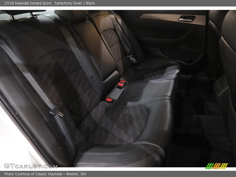 Symphony Silver / Black 2018 Hyundai Sonata Sport