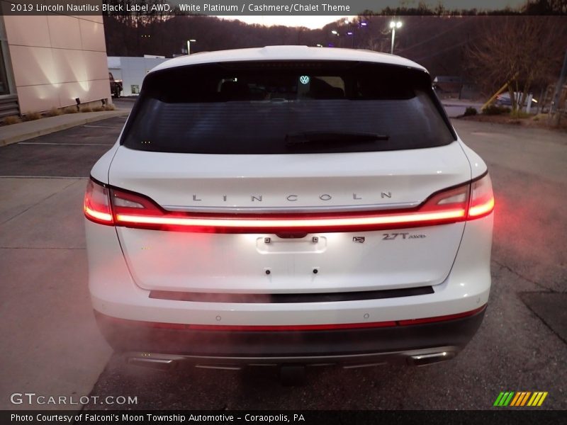 White Platinum / Cashmere/Chalet Theme 2019 Lincoln Nautilus Black Label AWD