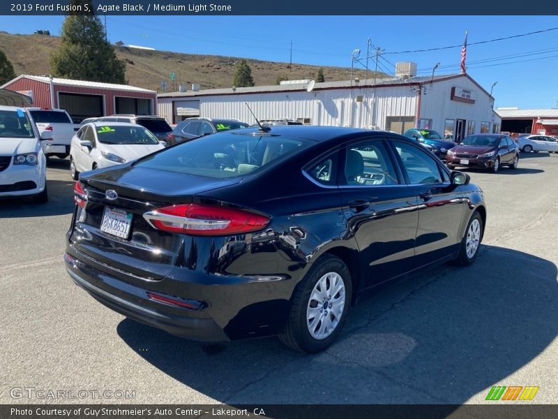 Agate Black / Medium Light Stone 2019 Ford Fusion S