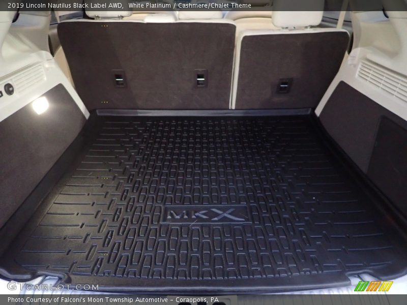 White Platinum / Cashmere/Chalet Theme 2019 Lincoln Nautilus Black Label AWD