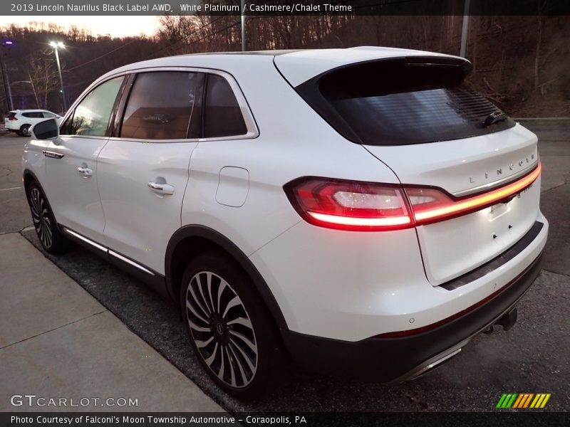 White Platinum / Cashmere/Chalet Theme 2019 Lincoln Nautilus Black Label AWD