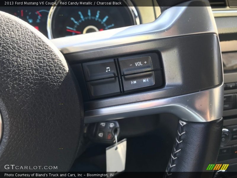 Red Candy Metallic / Charcoal Black 2013 Ford Mustang V6 Coupe