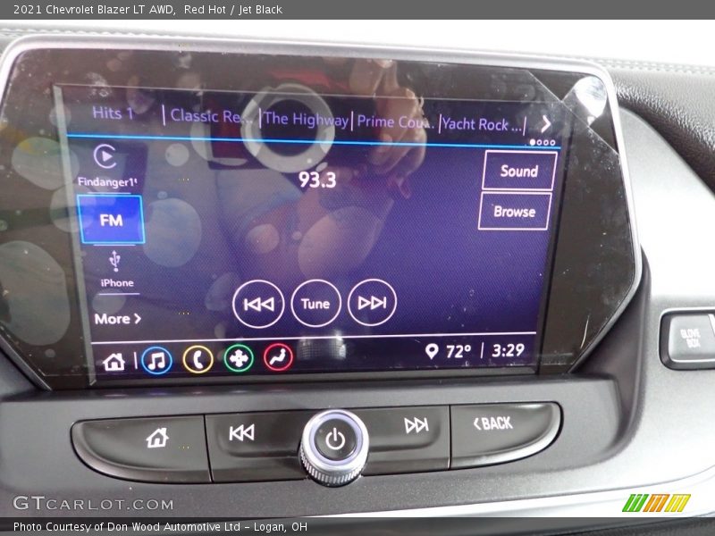 Red Hot / Jet Black 2021 Chevrolet Blazer LT AWD