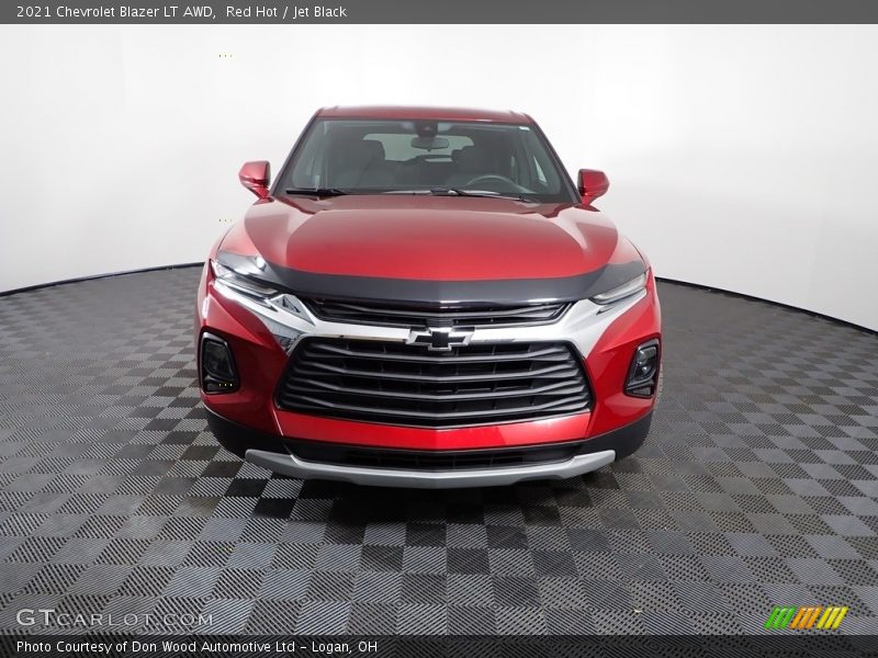 Red Hot / Jet Black 2021 Chevrolet Blazer LT AWD