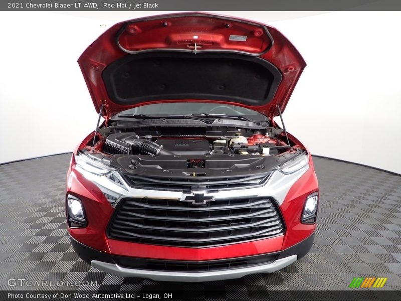 Red Hot / Jet Black 2021 Chevrolet Blazer LT AWD