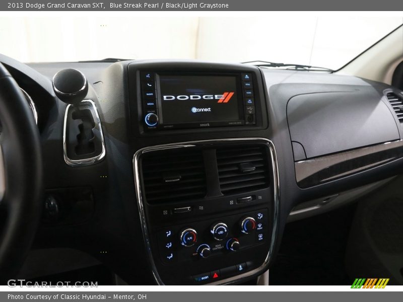 Blue Streak Pearl / Black/Light Graystone 2013 Dodge Grand Caravan SXT