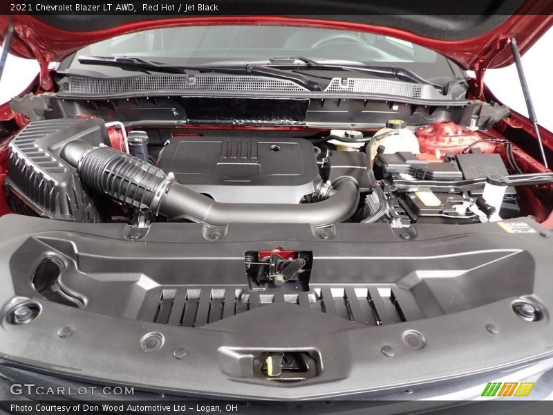 Red Hot / Jet Black 2021 Chevrolet Blazer LT AWD