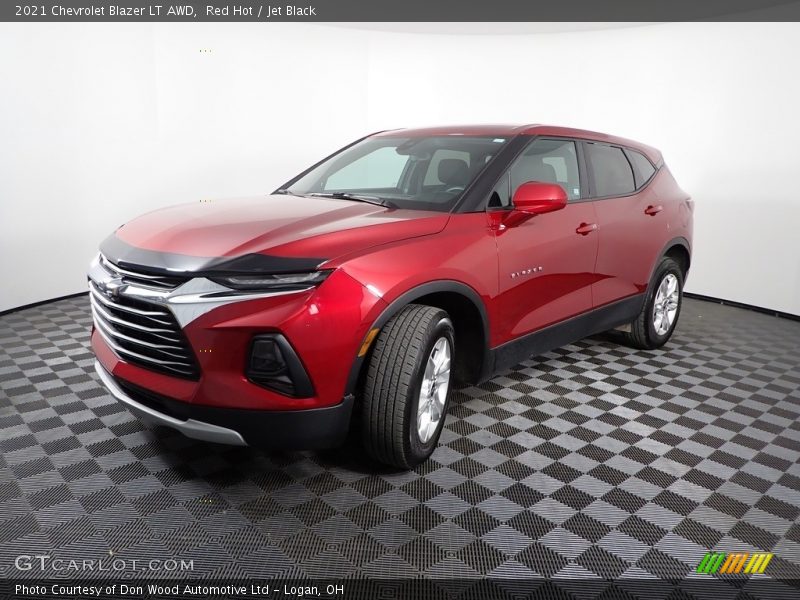 Red Hot / Jet Black 2021 Chevrolet Blazer LT AWD